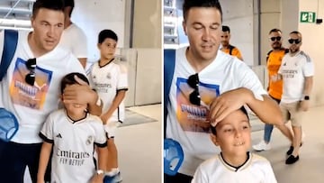 Heartwarming moment: Young Real Madrid fan’s astonishing reaction to first visit of the new Santiago Bernabéu