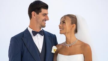 Courtois y Mishel Gerzig hablan de su boda y su luna de miel: “La mejor fiesta de nuestra vida”