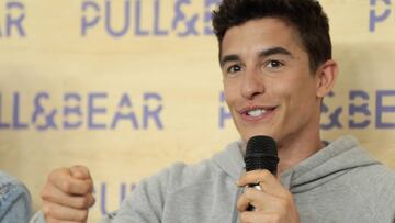 Marc Márquez, en la presentación de su colección de ropa.