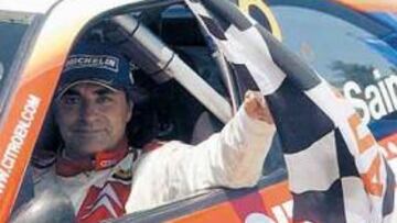 <b>BANDERAZO FINAL. </b>Sainz, el mejor piloto español de la historia, vio la bandera a cuadros a su carrera.