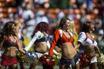 Las Pro Bowl cheerleaders son algo m¨¢s que caras bonitas, y lo demostraron con sus espectaculares bailes.