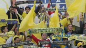 <b>PÍO, PÍO.</b> El grito de guerra volvió a sonar con fuerza en Las Palmas tras el ascenso logrado este fin de semana.