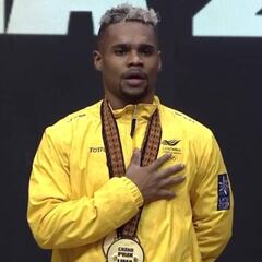 Francisco Mosquera agradece por su oro en 61 kilogramos