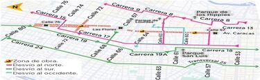 Metro de Bogotá: ¿Cuáles serán los cierres viales en la Caracas y por cuánto tiempo?