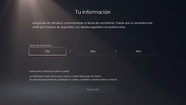 PS5: Cómo crear una cuenta de PSN en PlayStation 5