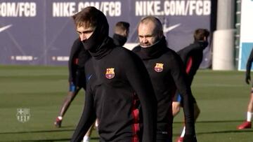 El Barcelona prepara su próximo encuentro de Liga ante el Celta