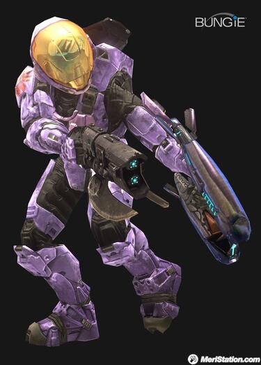 Halo 3, armaduras y armas en artworks