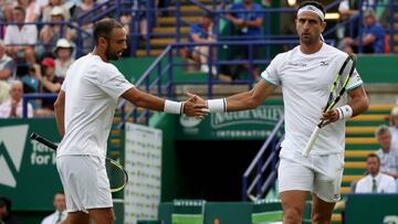 Robert Farah y Juan Sebasti&aacute;n Cabal, tenistas colombianos. 