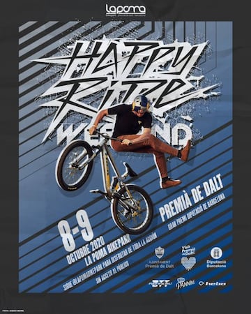 Cartel del Happy Ride Weekend 2020.