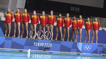 La Selección masculina de waterpolo.
