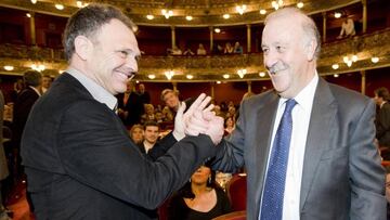 Joaquín Caparrós con Del Bosque.