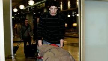 Ante Tomic, anoche en Barajas.