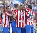El Atlético golea para ser líder