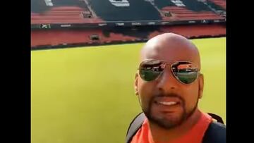 El Valencia denuncia al ‘youtuber’ Borja Escalona por allanar Mestalla