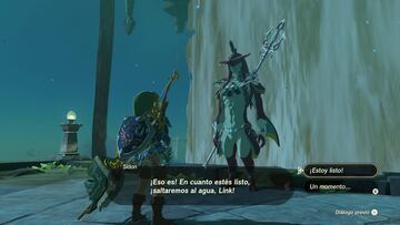 the legend of zelda tears of the kingdom nintendo switch guia sidon region de los zora