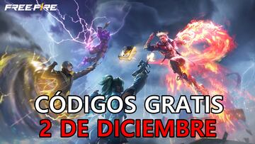Free Fire | Códigos de hoy sábado 2 de diciembre de 2023: recompensas gratis