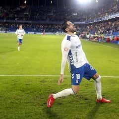 Enric, el pichichi blanquiazul del año