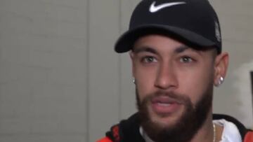 Neymar: "Es difícil llegar a un partido así, pero fue decisión del club"