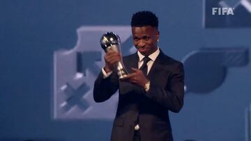 Vinicius Jr’s powerful speech after winning The Best FIFA Men’s Player 2024