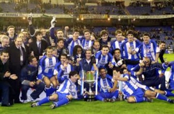 Deportivo de la Coruña campeón de 2002.