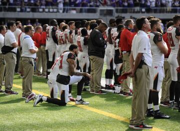 Así protestaron los jugadores de la NFL: los momentos más impactantes