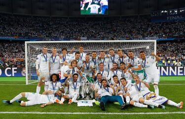 Tras eliminar a PSG, Juventus y Bayern, el Madrid se vuelve a clasificar para disputar una final de Champions. Esta vez será en Kiev y el rival será el Liverpool, con el que el Madrid tiene una cuenta pendiente desde la final de la Copa de Europa de 1981, en la que los ingleses derrotaron por la mínima en París. Y en Kiev, como pasase ante la Juventus, los madridistas, tras ir empatando, acabaron imponiéndose gracias a dos sensacionales goles de Bale. Pero al término del encuentro, tanto Cristiano como Bale explican que planean dejar el club, algo que el primero hará tras el Mundial de Rusia…