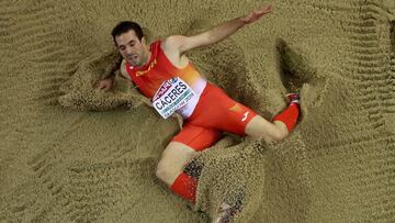 Eusebio Cáceres salta 8,33 en Soria con viento ilegal (+2,5)