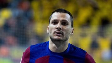 Dyego, uno de los capitanes del Barça de fútbol sala.