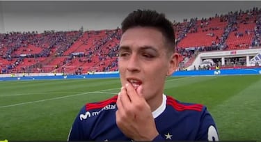 Así le quedó el ojo a Rodríguez tras un choque con Lanaro