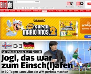 Portadas de la prensa extranjera