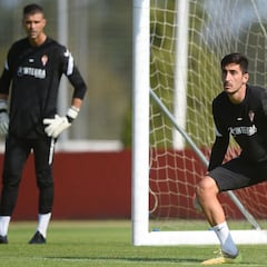 Portería y defensa acumulan la mayor experiencia en el Sporting