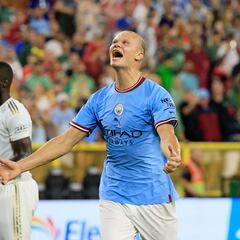 Haaland excited after scoring first City goal