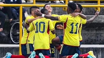 Selección Colombia Sub 20 en el Sudamericano