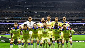 America team group during the final second leg match between Club America and Tigres UANL as part of Torneo Apertura 2023 Liga BBVA MX, at Azteca Stadium, December 17, 2023, in Mexico City, Mexico.