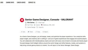 Riot Games hints at a Valorant console port again