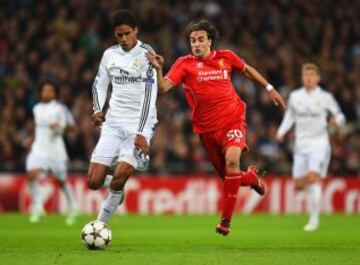 Raphael Varane y Lazar Markovic.