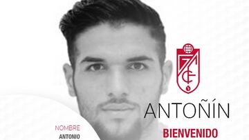 Anto&ntilde;&iacute;n ya es jugador del Granada.