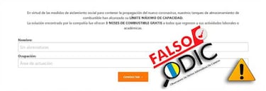 Ese mensaje de WhatsApp de gasolina gratis es falso: Repsol no regala bonos