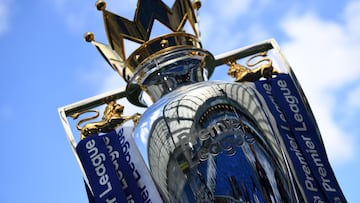 The Premier league trophy