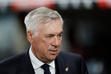 Ancelotti, en el Bernabéu.