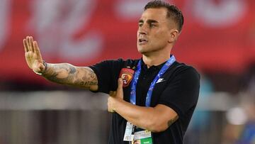 El futuro de Cannavaro en el Evergrande pende de un hilo