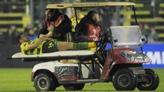 Jonás se rompe el tendón rotuliano de la rodilla izquierda