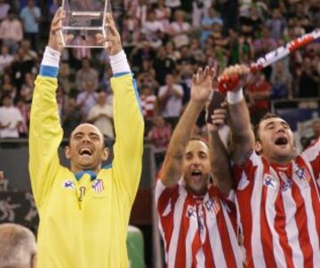 Supercopa de España del 2011 con el Atlético de Madrid