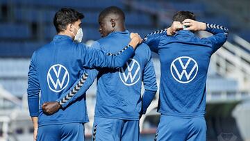 Último entrenamiento del Tenerife antes de recibir al Castellón.