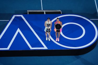 Victoria de Elena Rybakina en el Open de Australia.