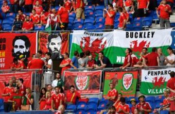 Portugal-Gales en imágenes
