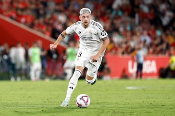 Valverde, con el Real Madrid.