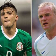 Raúl Jiménez jugaría en la Premier League junto a Wayne Rooney