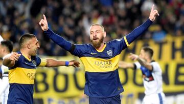 Así fue el debut de De Rossi en Boca: 75', gol y amarilla