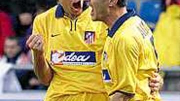 GOLEADORES. Diego Alonso y Aguilera consiguieron los tantos de la victoria rojiblanca.